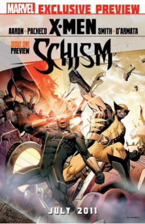 X-Men Schism # 1 (Marvel Comics 2011)