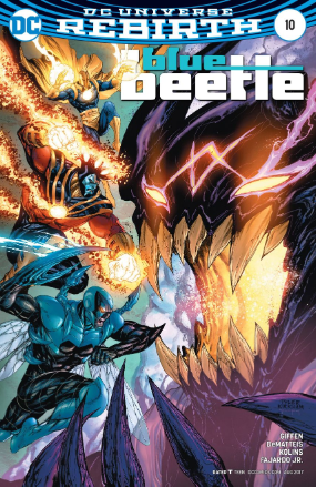 Blue Beetle # 10 Rebirth (DC Comics 2017) Tyler Kirkham Variant