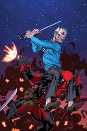 Death of Wolverine Deadpool and Capt. America (Marvel Comics 2014)
