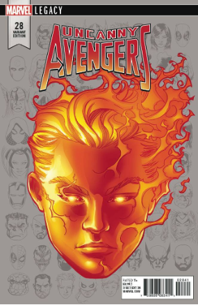 Uncanny Avengers, volume 3 LEG  # 28 (Marvel Comics 2017) Mike McKone Variant