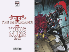 Death of The Inhumans #  4 of 5 (Marvel Comics 2018) Young Guns connecting Variant