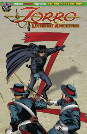 Zorro Legendary Adventures #  3 (American Mythology 2018)