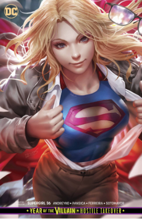 Supergirl # 36 (DC Comics 2019) Card Stock Variant Supergirl # 36 (DC Comics 2019) Card Stock Variant