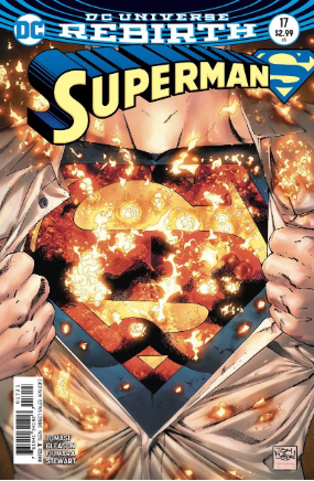Superman Rebirth # 17 (DC Comics 2016) Variant Cover