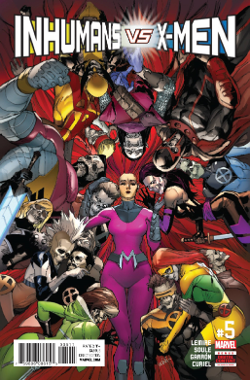 Inhumans VS X-Men # 5 of 6 (Marvel Comics 2016)