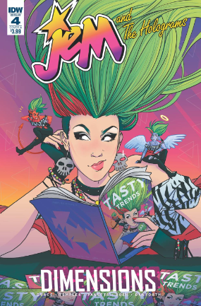 Jem and The Holograms: Dimensions #  4 (IDW Publishing 2018)