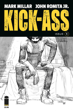 Kick-Ass #  1 (Image Comics 2017) B&W Variant