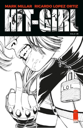 Hit-Girl # 1 (Image Comics 2018) B&W Variant Hit-Girl # 1 (Image Comics 2018) B&W Variant