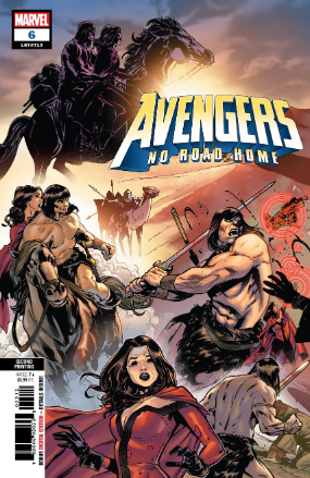 Avengers: No Road Home #  6 of 10 (Marvel Comics 2019) Second Printing