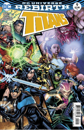 Titans #  9 (DC Comics 2017) Nick Bradshaw Variant Cover