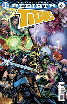 Titans # 9 (DC Comics 2017) Nick Bradshaw Variant Cover Titans # 9 (DC Comics 2017) Nick Bradshaw Variant Cover