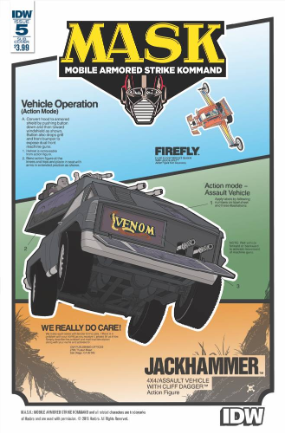 Mask, Mobile Armored Strike Kommand # 5 (IDW Comics 2017) Mask, Mobile Armored Strike Kommand # 5 (IDW Comics 2017)