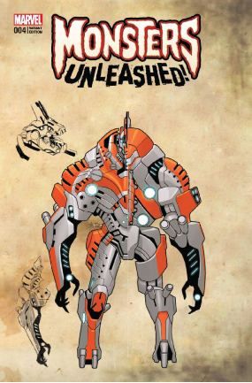Monsters Unleashed # 4 of 4 (Marvel Comics 2017) Monster Variant Monsters Unleashed # 4 of 4 (Marvel Comics 2017) Monster Variant