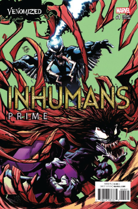 Inhumans Prime #  1 (Marvel Comics 2017) Ryan Stegman Venomized Variant