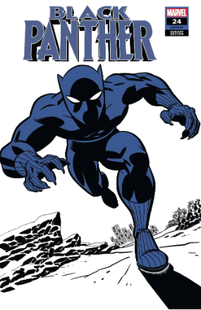 Black Panther (2021) # 24 (Marvel Comics 2021) Black Panther Two-Tone Variant Cover Black Panther (2021) # 24 (Marvel Comics 2021) Black Panther Two-Tone Variant Cover