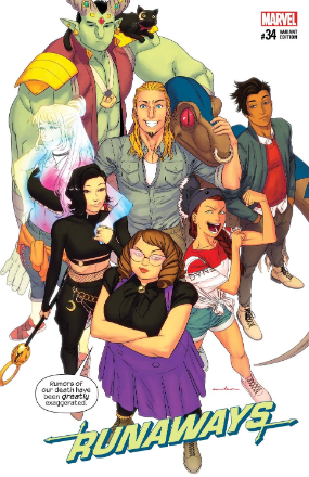 Runaways # 34 (Marvel Comics 2021) Variant Runaways # 34 (Marvel Comics 2021) Variant