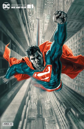 Superman Red and Blue # 1 (DC Comics 2021) Lee Bermejo Cover