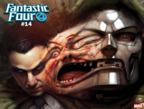 Fantastic Four (2018) # 14 (Marvel Comics 2019) Doom Wrap-Around Fantastic Four (2018) # 14 (Marvel Comics 2019) Doom Wrap-Around