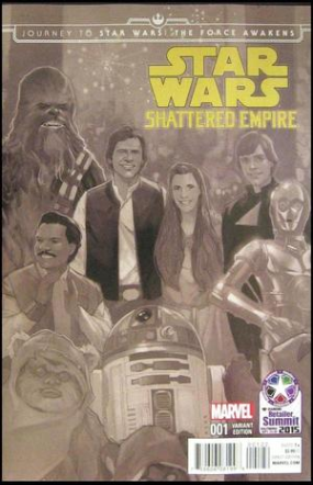 Star Wars Shattered Empire # 1 (Marvel Comics 2015) Retailer Summit Variant