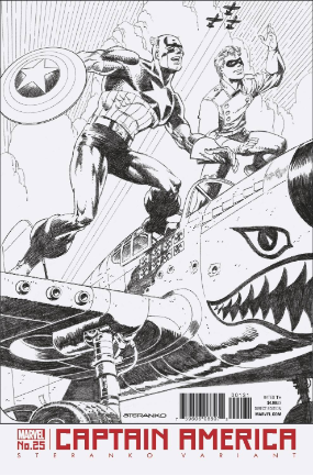 Captain America # 25 (Marvel Comics 2017) Jim Steranko Variant Captain America # 25 (Marvel Comics 2017) Jim Steranko Variant