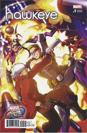 Hawkeye, volume 5 #  9 (Marvel Comics 2017) Marvel vs. Capcom Variant
