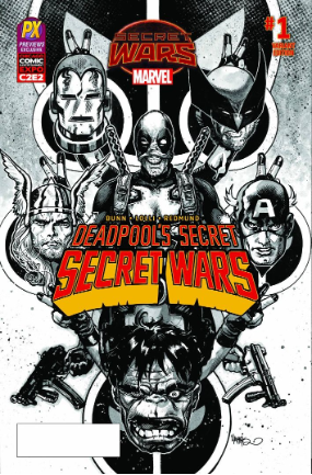 Deadpool's Secret Secret Wars # 1 (Marvel Comics 2015) C2E2 PX Inked Variant Deadpool's Secret Secret Wars # 1 (Marvel Comics 2015) C2E2 PX Inked Variant