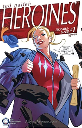 Heroines # 1 - 3 (Space Goat comics 2017)