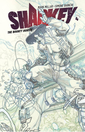 Sharkey The Bounty Hunter # 4 (Image Comics 2019) Sketch Variant Sharkey The Bounty Hunter # 4 (Image Comics 2019) Sketch Variant