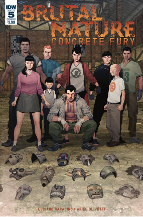 Brutal Nature: Concrete Fury # 5 of 5 (IDW Publishing 2017) Brutal Nature: Concrete Fury # 5 of 5 (IDW Publishing 2017)