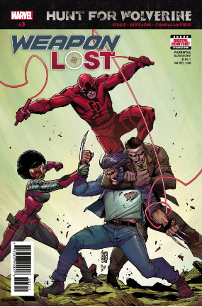 Hunt For Wolverine: Weapon Lost #  3 of 4 (Marvel Comics 2018)