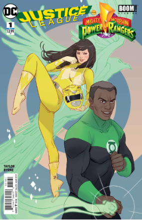 Justice League/Power Rangers # 1 (DC Comics 2017) Green Lantern/Yellow Ranger Variant