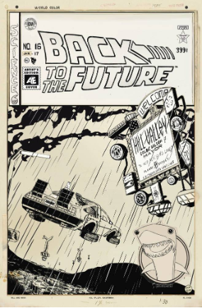 Back to the Future # 16 (IDW Comics 2016) Artist Edition Variant