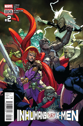 Inhumans VS X-Men # 2 of 6 (Marvel Comics 2016)