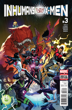 Inhumans VS X-Men # 3 of 6 (Marvel Comics 2016)
