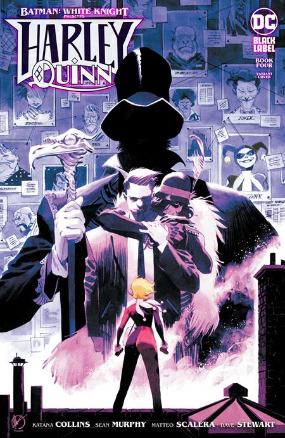 Batman White Knight Presents Harley Quinn # 4 (DC's Black Label 2020) Scalera Variant Cover