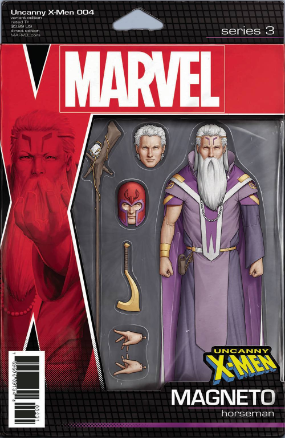 Uncanny X-Men # 4 (Marvel Comics 2018) Christopher Action Figure Variant Uncanny X-Men # 4 (Marvel Comics 2018) Christopher Action Figure Variant