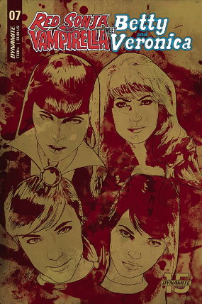 Red Sonja And Vampirella Meet Betty And Veronica # 7 of 12 (Dynamite Comics 2019) Cover C Red Sonja And Vampirella Meet Betty And Veronica # 7 of 12 (Dynamite Comics 2019) Cover C