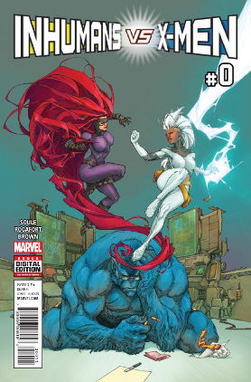 Inhumans VS X-Men # 0 of 6 (Marvel Comics 2016)