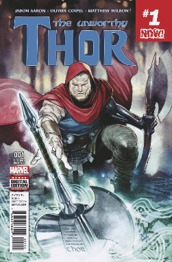 Unworthy Thor #  1 (Marvel Comics 2016) 2nd printing