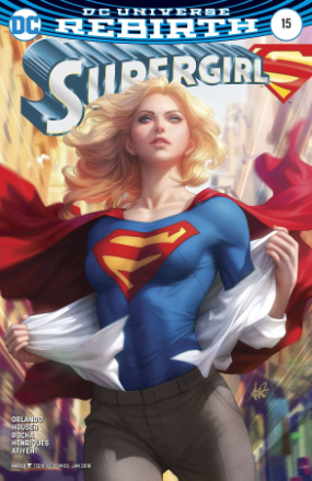 Supergirl # 15 Rebirth (DC Comics 2017) Stanley Lau Cover Supergirl # 15 Rebirth (DC Comics 2017) Stanley Lau Cover