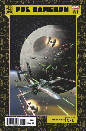 Star Wars: Poe Dameron # 21 (Marvel Comics 2017) 40th Anniversary Variant Star Wars: Poe Dameron # 21 (Marvel Comics 2017) 40th Anniversary Variant