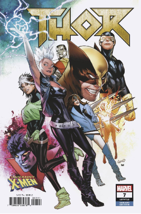 Thor, Volume 5 #  7 (Marvel comics 2018) Uncanny X-Men Variant