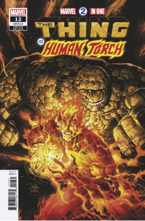 Marvel Two-In-One # 12 Thing and Human Torch (Marvel Comics 2018) Tan Variant