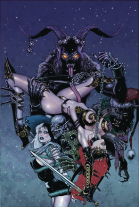 Tarot Witch of the Black Rose # 119 (Broadsword Comics 2019) Yuletide Mash Cover