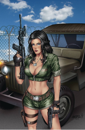 Grimm Fairy Tales 2019 Armed Forces Edition (Zenescope Comics 2020) Cover A Grimm Fairy Tales 2019 Armed Forces Edition (Zenescope Comics 2020) Cover A