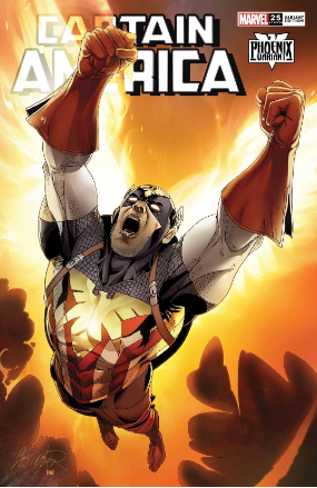 Captain America (2020) # 25 (Marvel Comics) Phoenix Cover