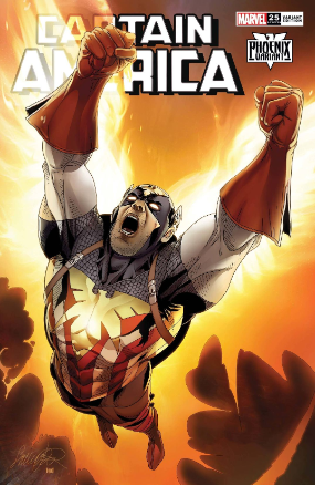 Captain America (2020) # 25 (Marvel Comics) Phoenix Cover Captain America (2020) # 25 (Marvel Comics) Phoenix Cover