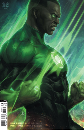 Dark Nights Death Metal #  4 (DC Comics 2020) Artgerm Green Lantern Cover